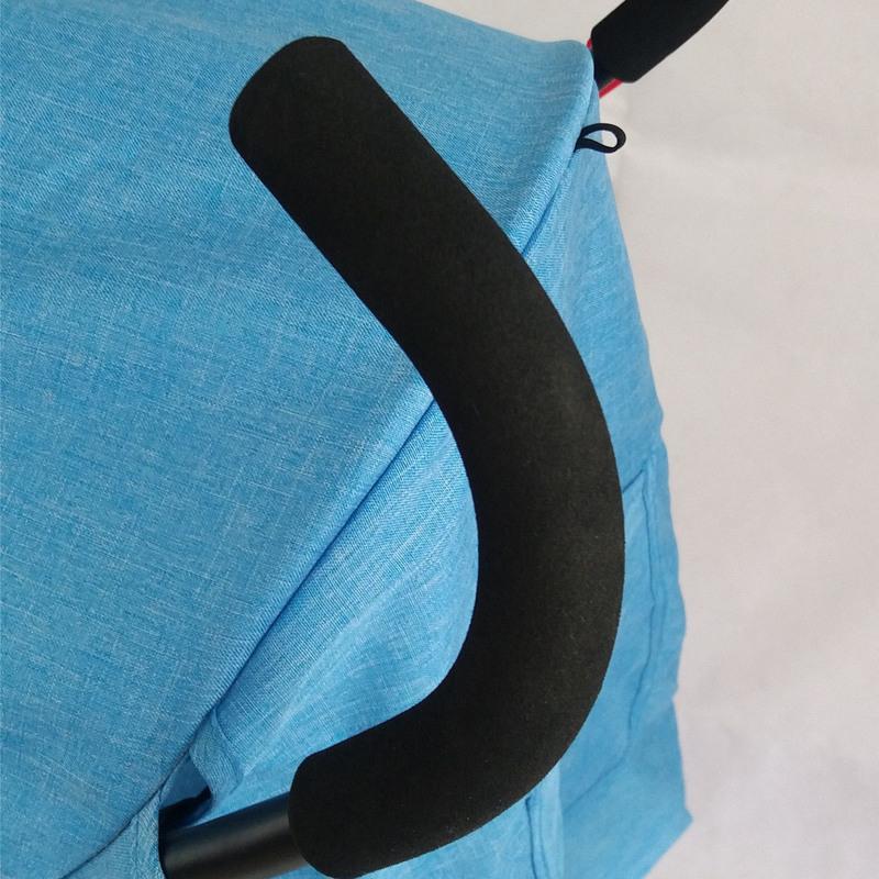 磨砂黑 推把泡沫套1根 童车扶手套伞车扶把手椅子保护推把管子套婴儿车推车配件一对