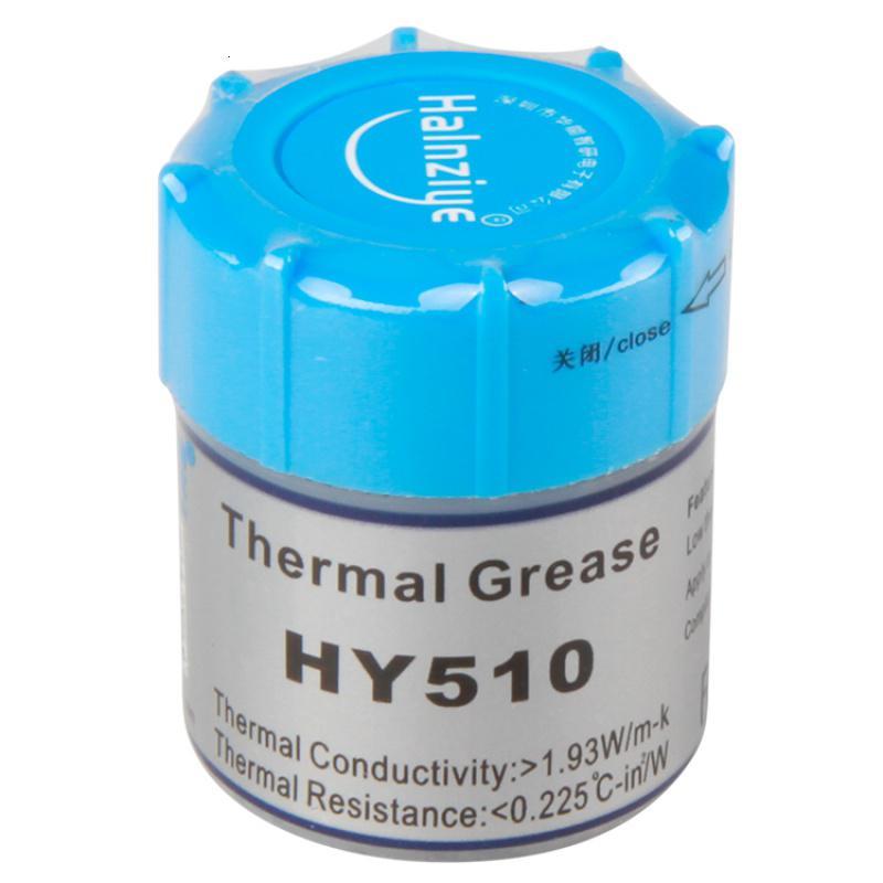 华能智研 HY510 导热膏电脑CPU 显卡散热硅脂硅胶导热膏灰色含银 1瓶(一瓶装)可定制