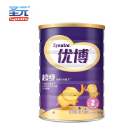 圣元（Synutra）超级优博婴幼儿配方奶粉 2段900g罐装 适度水解