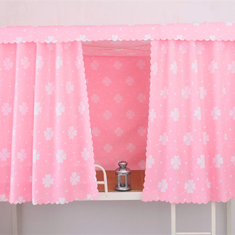 大学生宿舍床帘下铺遮光布女生上下铺帘子女寝室上铺透气床围挡布