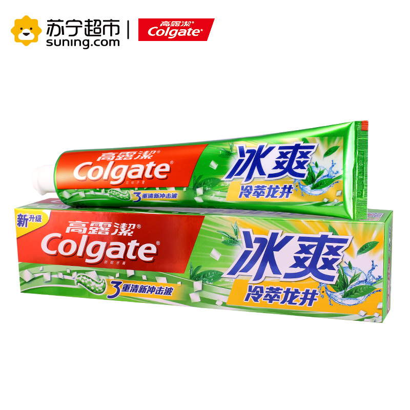 高露洁冰爽(龙井青柠)牙膏120g