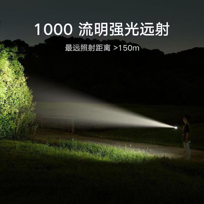 小米米家多功能便携手电筒家用超亮超长续航可充电户外强光手电筒高清大图