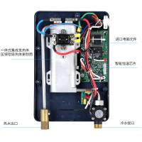 创维(Skyworth) 即热式电热水器小型家用卫生间即开即用速热非储水6000W大功率 D805深灰色 (自行安装)