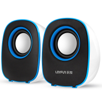 乐放（LOYFUN）LF-804 2.0声道USB电脑台式机桌面便携式多媒体迷你小音箱 笔记本音响 低音炮