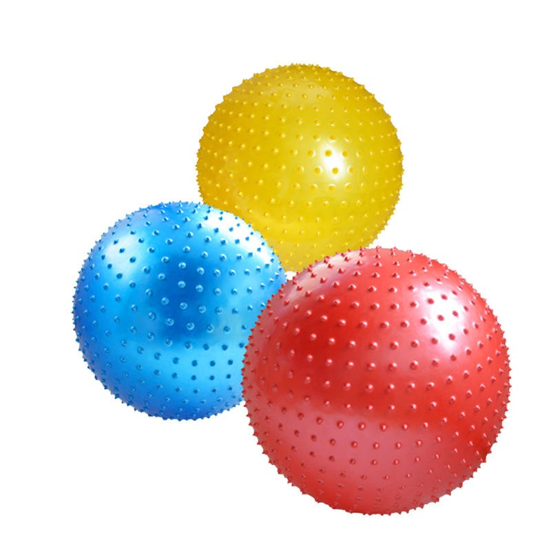 伊诺特按摩球瑜伽球感统训练儿童宝宝孕妇球健身球大龙球65cm红色按摩