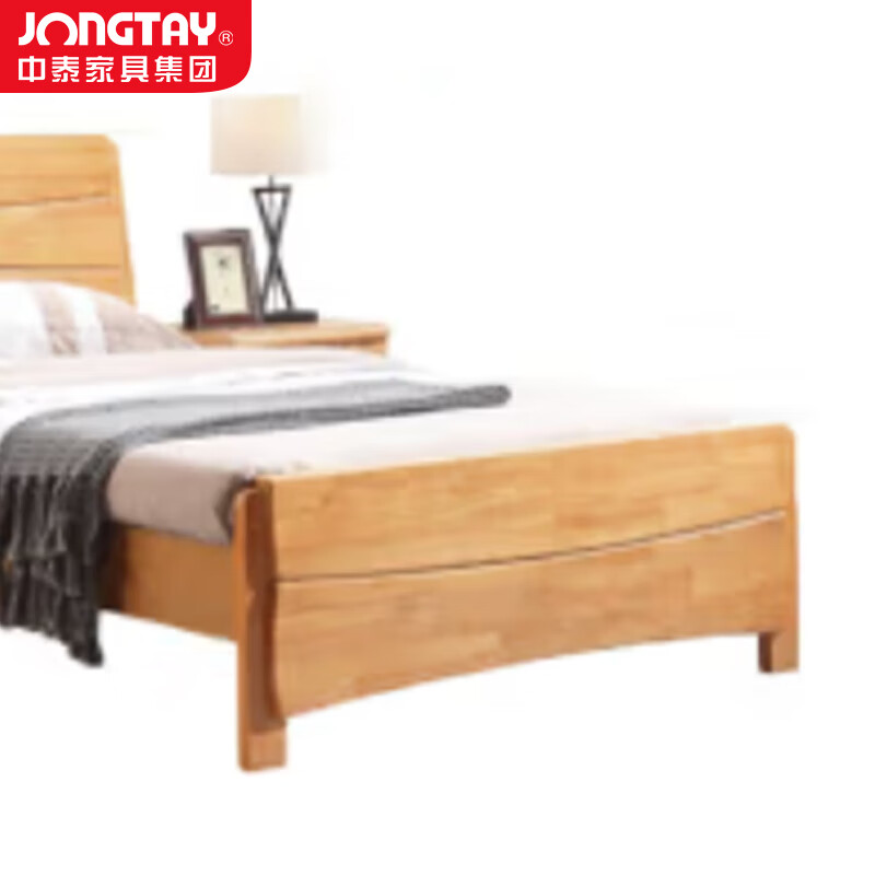 中泰(jongtay)1.8米实木床简约宿舍单双人床 J-CDZ70高清大图