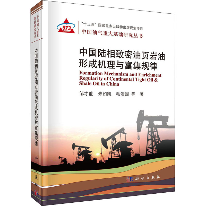 醉染图书中国陆相致密油页岩油形成机理与富集规律9787030582140