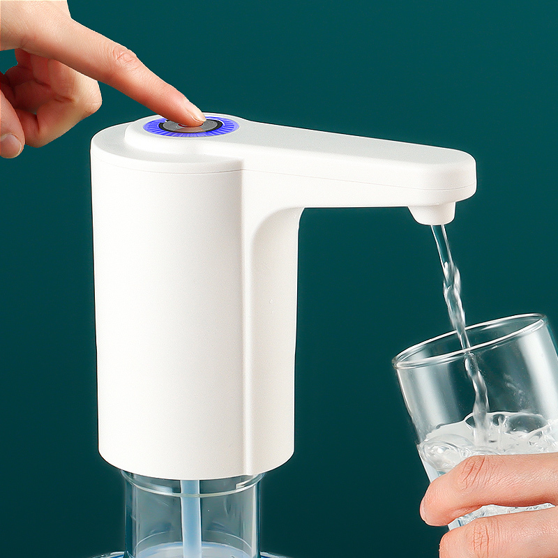拜杰桶装水抽水器家用电动上水器低音压水器吸水器简约易安装白色抽水器
