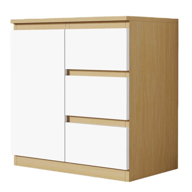 智叶舟办公柜一门三抽80*40*80cm台高清大图