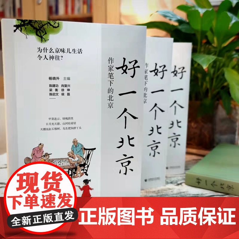好一个北京:作家笔下的北京(中国好书奖 鲁迅文学奖 老舍 杨晓升 主编 华景时代 首都师范大学出版社 正版书籍)高清大图