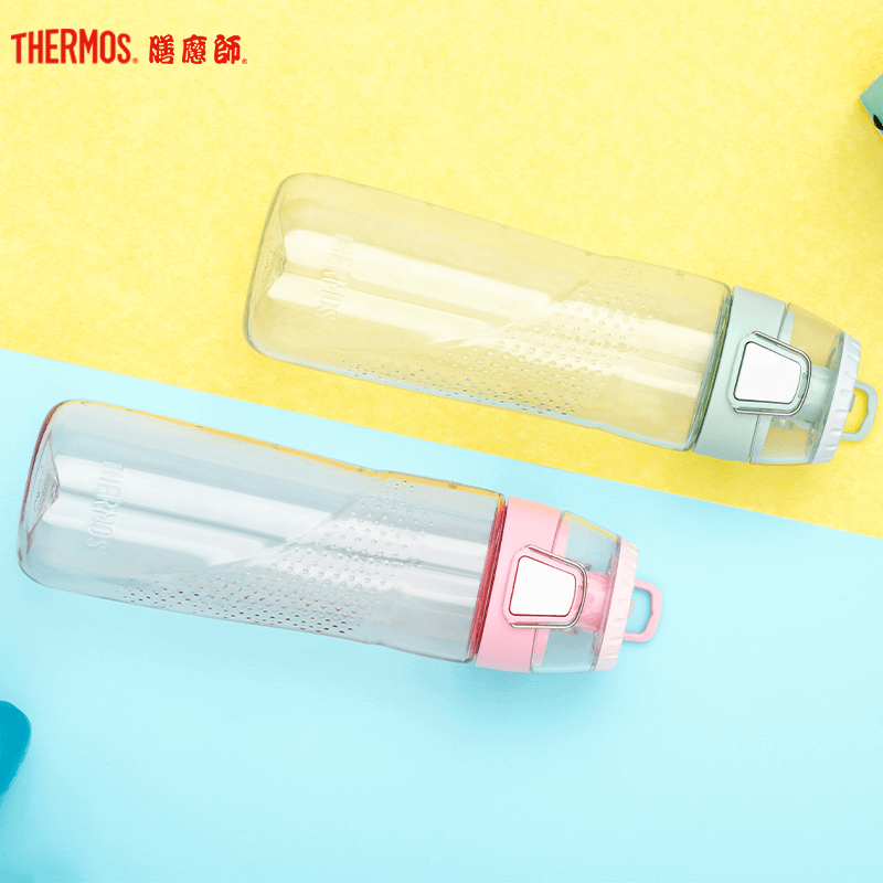 膳魔师（THERMOS）塑料杯Tritan随手杯大容量夏天户外男女便携运动健身水杯TCSG-700
