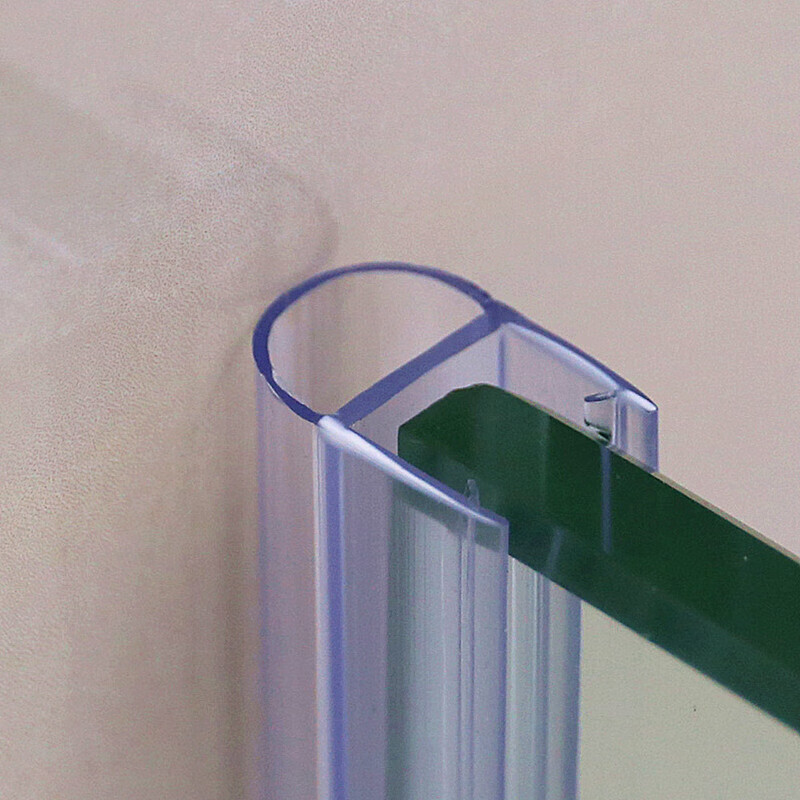 3M 半圆型自动感应钢化玻璃门防撞挡风胶条 12mm*1米高清大图
