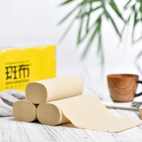 斑布竹浆无芯卷纸3层70克60卷家用卫生纸卷筒纸手纸纸巾竹浆纸