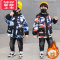 可莉允男童冬装棉衣男孩儿童小童洋气羽绒棉服加绒派克服风衣外套潮8岁9
