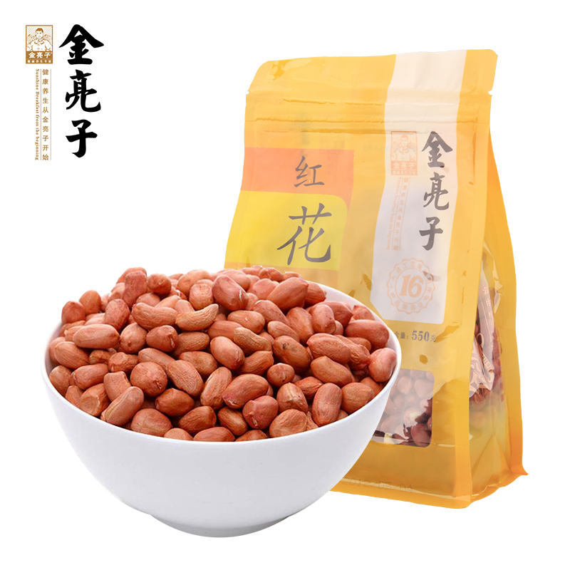 金亮子(Jinliangzi) 五谷杂粮 红花生米 550g (单位:袋)
