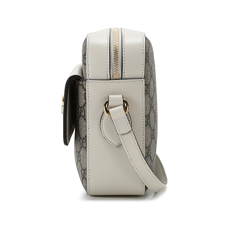 gucci马衔扣1955系列小号肩背包男女通用单肩斜挎包白色64545492tcg