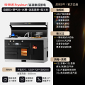 1.35米【燃气灶+水槽】油烟机+柴火灶+左消毒右蒸烤-