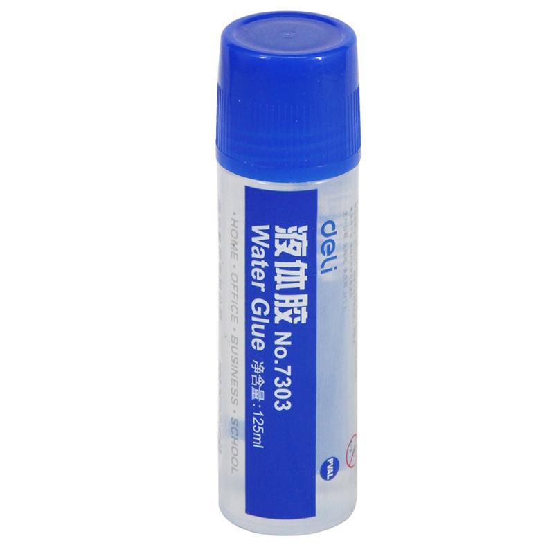 得力(Deli) 液体胶7303 通用型液体胶水(无色) 透明瓶体 单支装