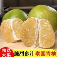 [苏鲜生]泰国进口青皮白心柚 4个 中果 单果净重1.6-2斤 当季新鲜孕妇水果