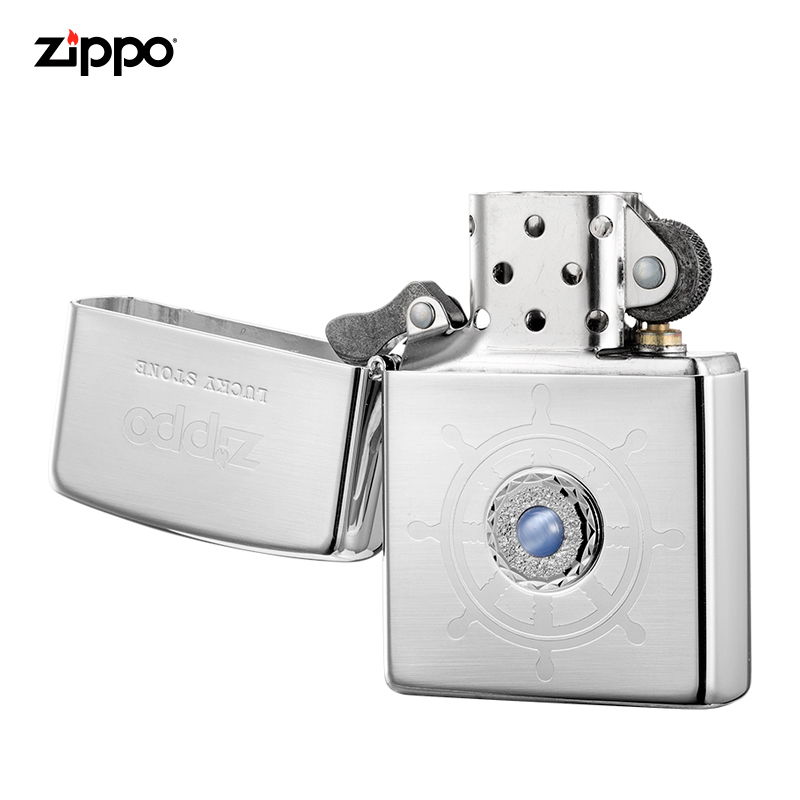 ZIPPO芝宝打火机美国原装ZIPPO防风煤油打火机之宝幸运石ZBT-1-26a