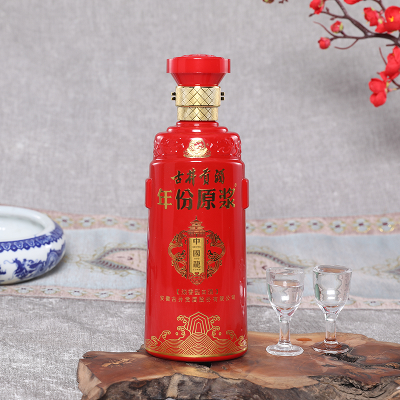 古井贡牌 古井贡酒 年份原浆 中国龙42度 500ml单瓶 浓香型白酒高清大图