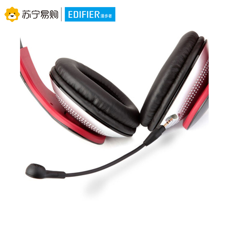 Edifier/漫步者 K830电脑英语听说学习耳机头戴式有线单双口笔记本电竞防噪音3.5mm插孔双插头耳麦录音带麦 黑