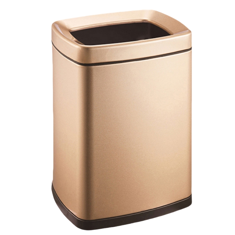鑫木樽 砂钢垃圾桶 10L 个高清大图