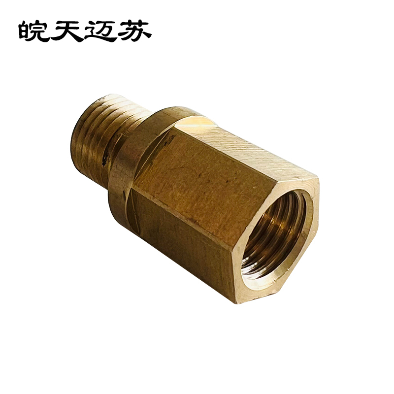 皖天迈苏仪表接头Φ24x33铜接头铸铁一只