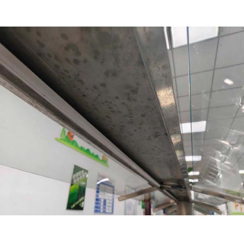 餐台玻璃罩 玻璃材质 长210*宽20cm厚度15mm 带倒边需安装高清大图
