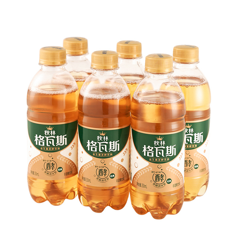 秋林格瓦斯 面包发酵饮料350mlx12瓶 俄罗斯风味汽水网红饮品哈尔滨特产碳酸饮料苏打水高清大图