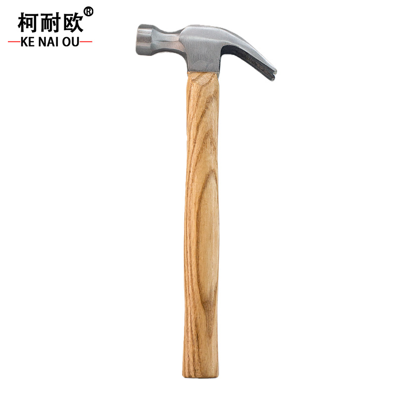 柯耐欧 工业级木柄羊角锤V型起钉锤 0.25kg 0.5kg 0.75kg 把高清大图