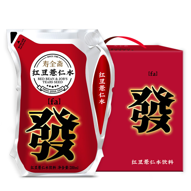 寿全斋 红豆薏仁水200ml*12袋/箱