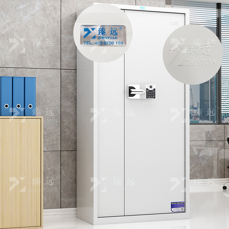臻远 ZYJJ-80011 保密柜密码文件柜保密档案资料柜钢制密码锁保密 常规通门智能指纹锁高清大图