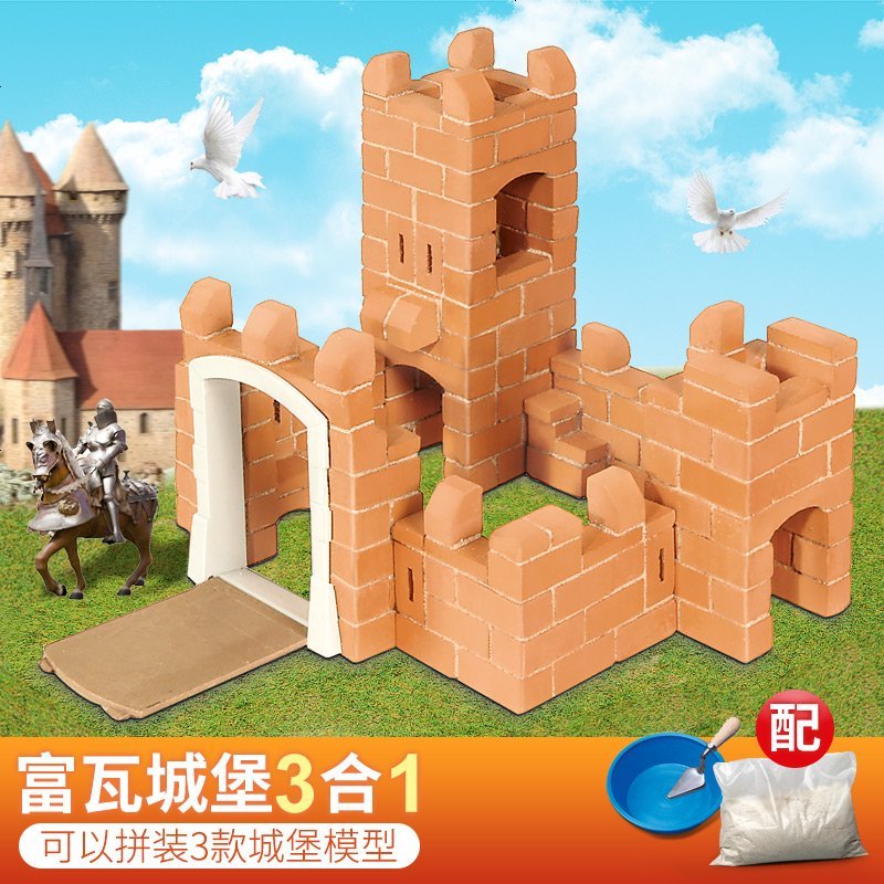 趣益趣 Quyiqu 拼装模型玩具tei4000 1 Teifoc盖房子玩具建筑仿真水泥砌砖手工制作diy小屋 别墅拼装模型 价格图片品牌报价 苏宁易购嵩彤玩具专营店