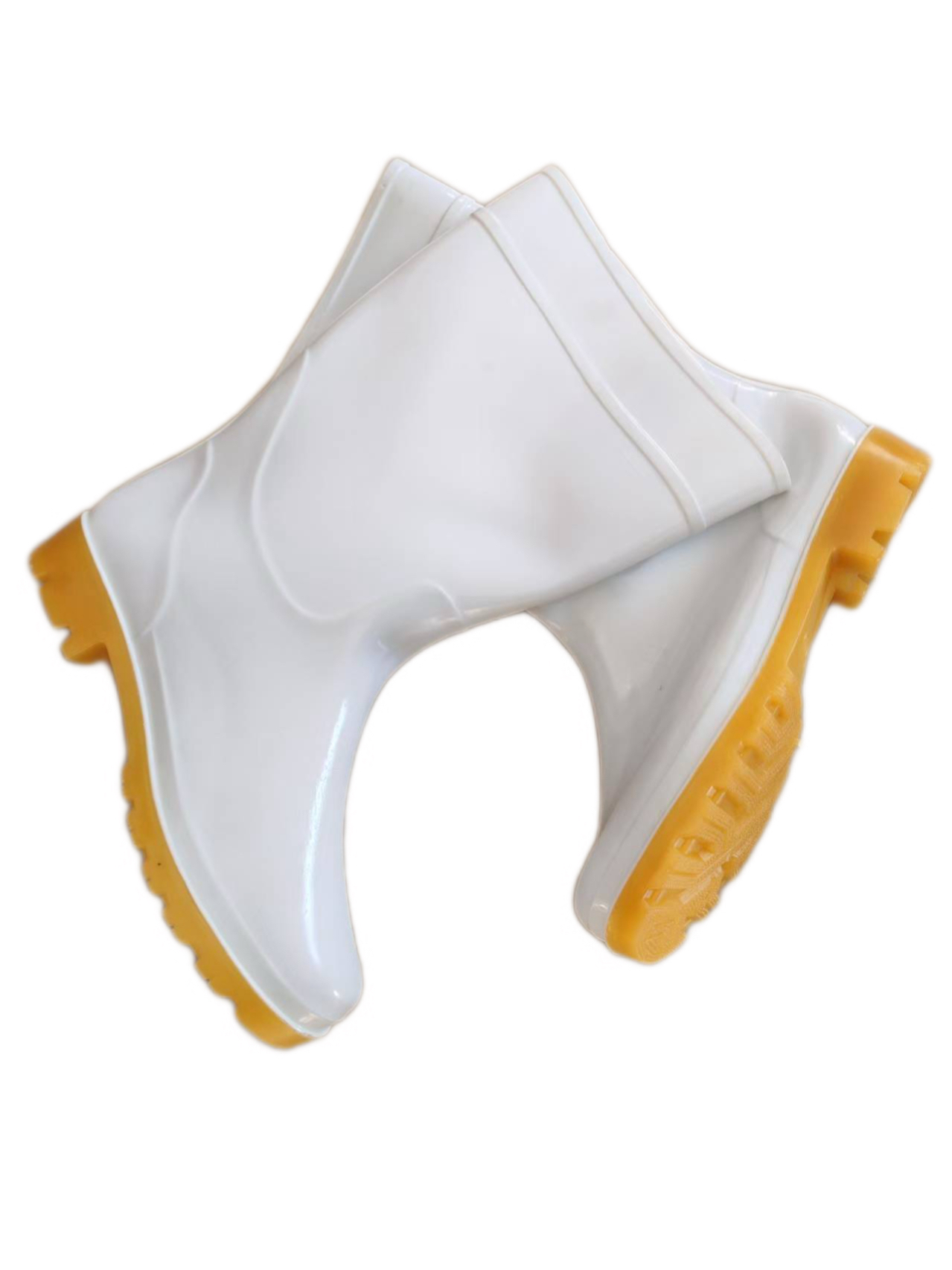 炅奇纺 防水耐油耐酸碱中筒雨靴 橡胶 双高清大图