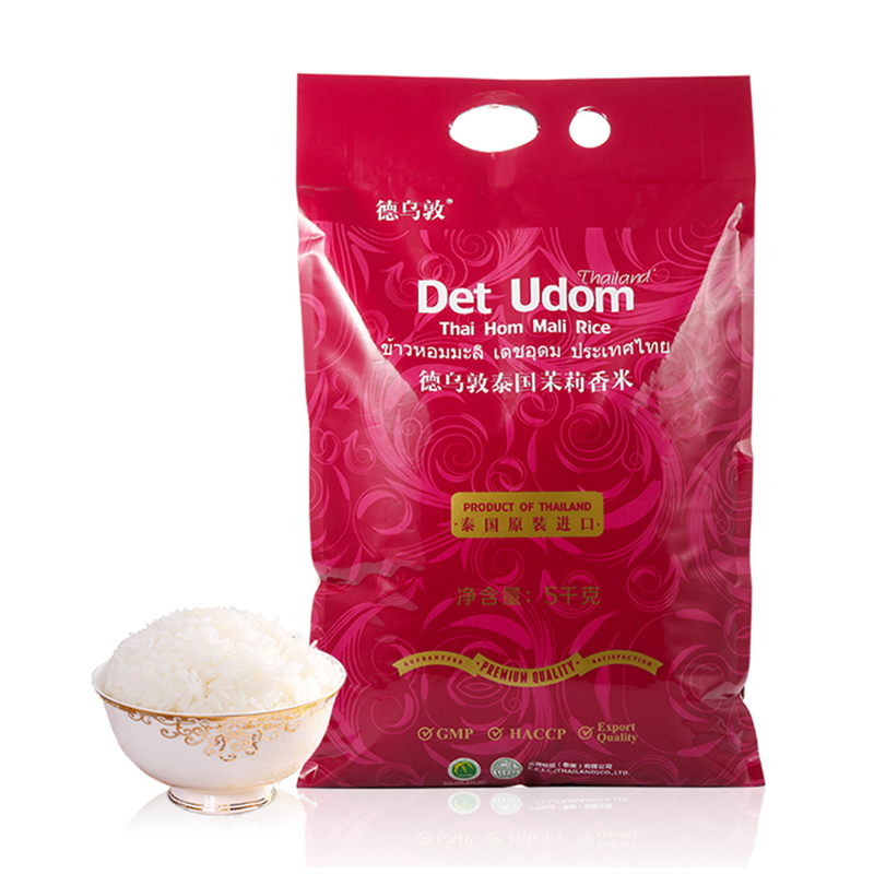 德乌敦 (Det Udom)泰国茉莉香米 5kg 泰国进口