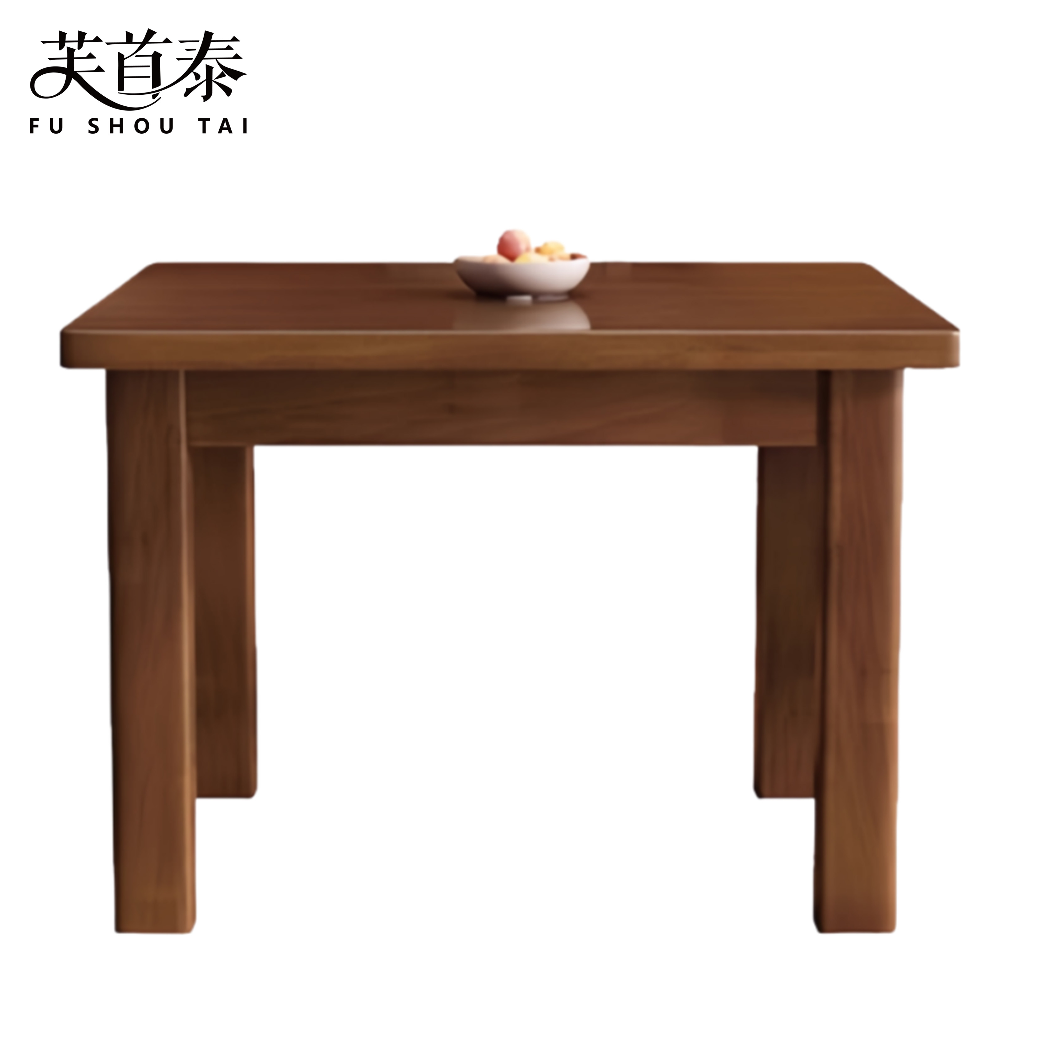 芙首泰方形餐桌1000*1000*760mm张高清大图
