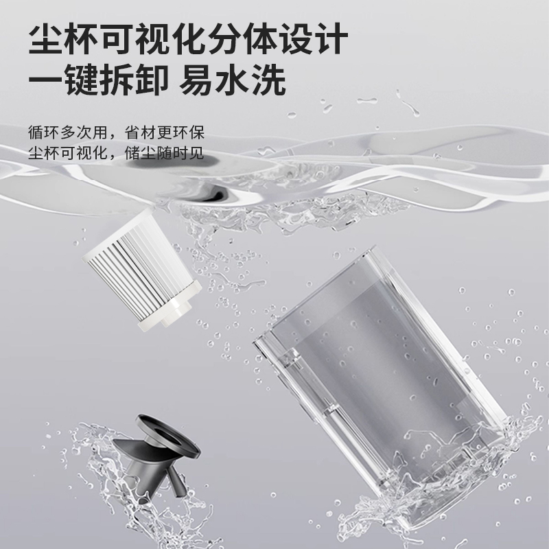 美菱MXQ-C010手持吸尘器500W大功率机械操控0.4L尘杯4-5米长线高效清洁便携设计高清大图