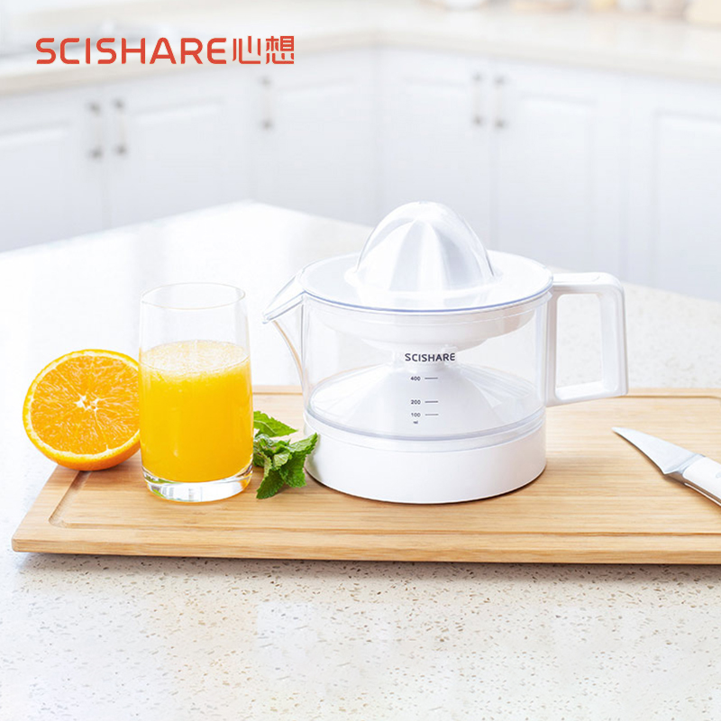 心想(SCISHARE)电动柳橙机便携式家用电动橙汁机柠檬橙子榨汁机水果料理机享受精致生活 S411 1台高清大图