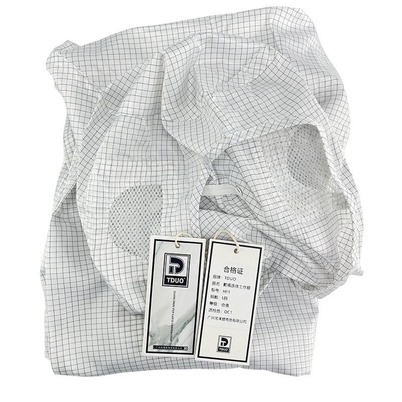 TDUO 戴帽连体工作服 HF1 套图片