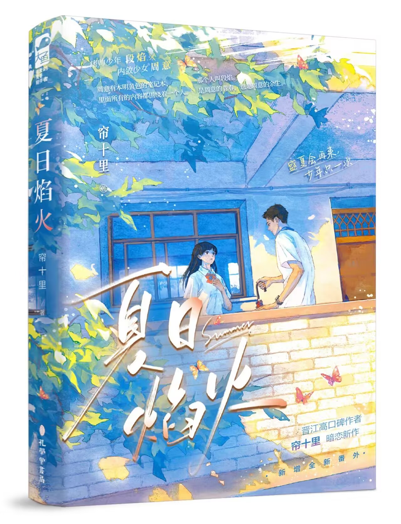 [正版] 夏日焰火1 帘十里著 新增全新番外 青春文学爱情校园暗恋双向救赎言情小说 春枝秋雨 作者高清大图