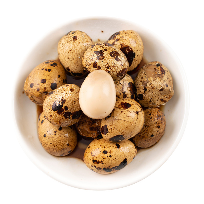 60枚乡巴佬鹌鹑蛋卤蛋小包装即食零食带壳安全蛋五香鹌鹑蛋