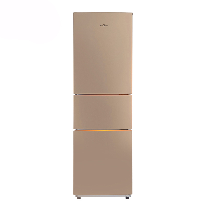 美的(midea) bcd-213tm(e)三门三温家用节能小电冰箱 冷藏冷冻大容量