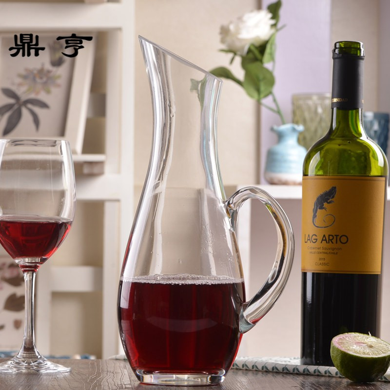 鼎亨醒酒器家用个性红酒壶 葡萄酒小号欧式酒具 无铅水晶玻璃分酒