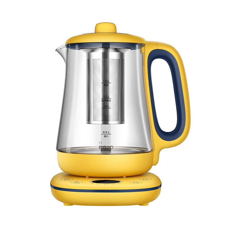美的(Midea) 养生壶 YS15C207A 电水壶多功能花茶壶电水壶一机多用煮茶器烧水壶开水壶蒸蛋隔水炖
