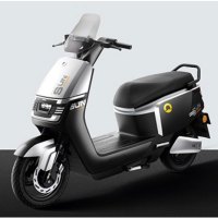 新日 电动摩托车 路行M5 72V35Ah石墨烯含纸箱包装包邮 镀钛银金属黑