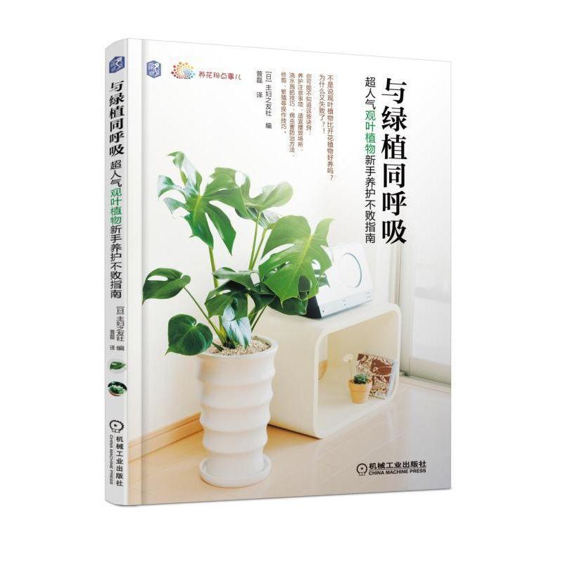 [醉染正版]与绿植同呼吸人气观叶植物新手养护不败指南 养护 养花 病虫害防治方法 修剪繁殖栽培观叶绿植多肉室内装饰植物购高清大图