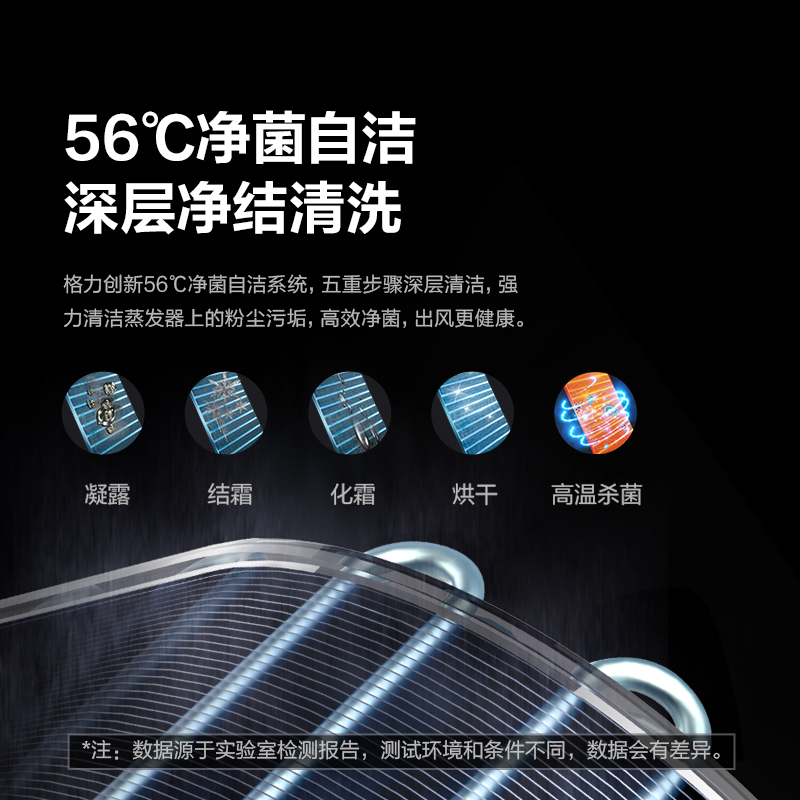 格力空调云欢新能效2匹变频冷暖柜机空调 KFR-50LNhGr1Bt 家用冷暖低音 新一级能效高清大图