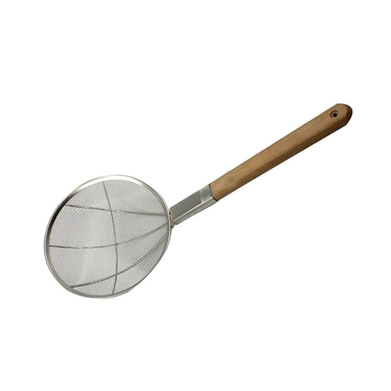 企采严选 不锈钢木柄笊篱过滤网 木柄大漏勺报价_参数_图片_视频_怎么