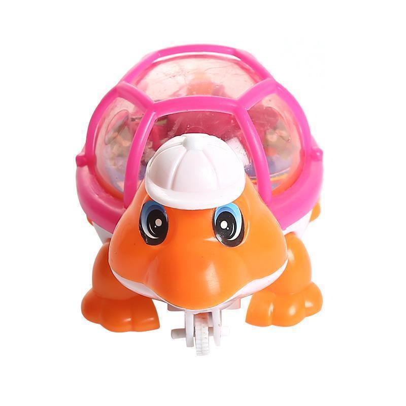 拉线发光小乌龟玩具地摊热卖发条玩具上链发条玩具会走的小乌龟大号